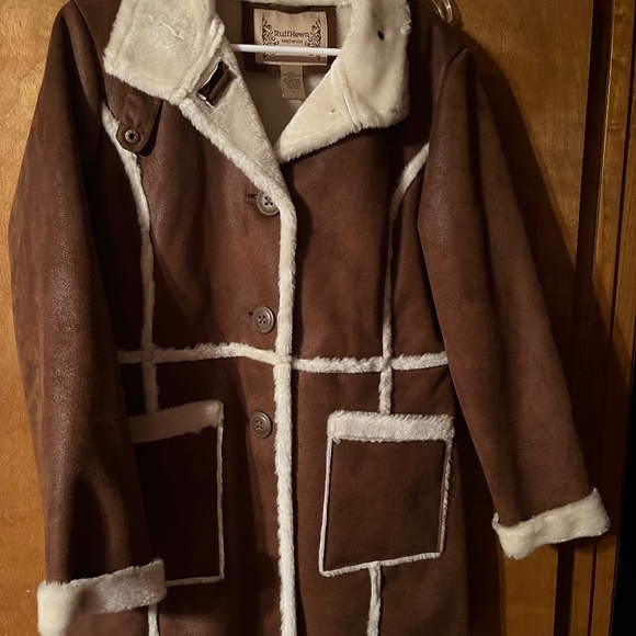 RUFFHEWN SUEDE COAT - Picture 1 of 2